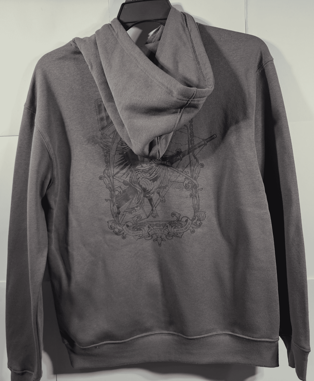 Airwalk Hoodie Mens Size Small Gray Long Sleeve Graphic Hooded Sweatshirt NEW - Thumbnail 6