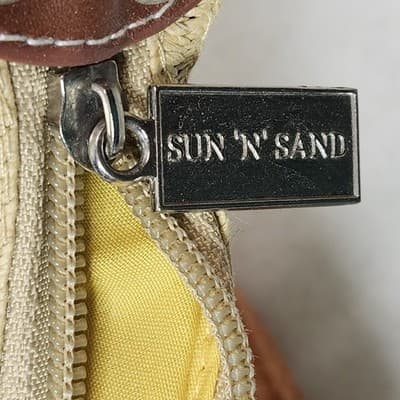 Sun N Sand Casuals Handbag Purse Women's Basket Weave Bag - Thumbnail 10