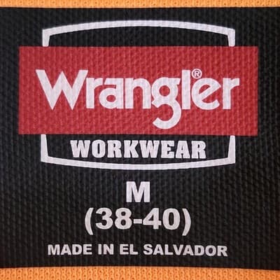 Wrangler Workwear Men's M Orange Long-Sleeve Pocket T-shirt NEW - Thumbnail 7
