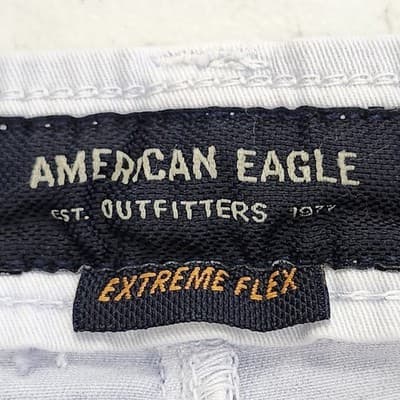 American Eagle Outfitters Extreme Flex Chino Shorts Light Blue Men’s Size 33 - Thumbnail 7