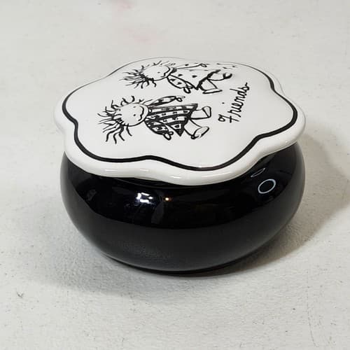 Enesco Porcelain Inner Light Keepsake Trinket Jewelry Box Friends Cartoon - Thumbnail 6
