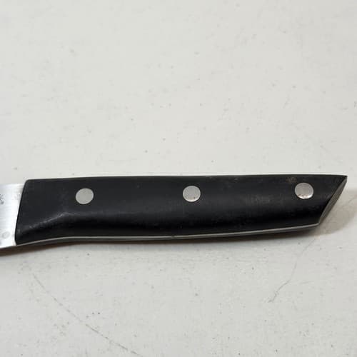 Richardson Sheffield Professional 8" Knife Full-Tang Triple Riveted Black Handle - Thumbnail 9