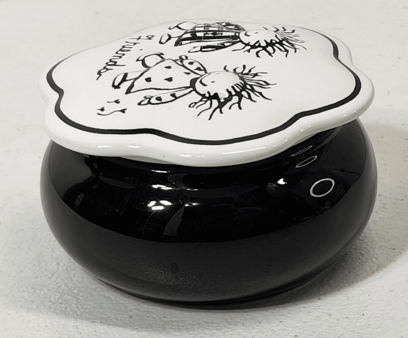Enesco Porcelain Inner Light Keepsake Trinket Jewelry Box Friends Cartoon - Thumbnail 4