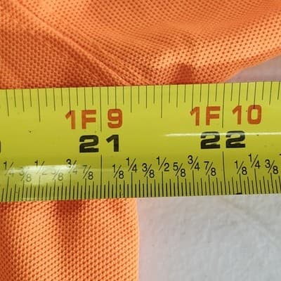 Wrangler Workwear Men's M Orange Long-Sleeve Pocket T-shirt NEW - Thumbnail 2