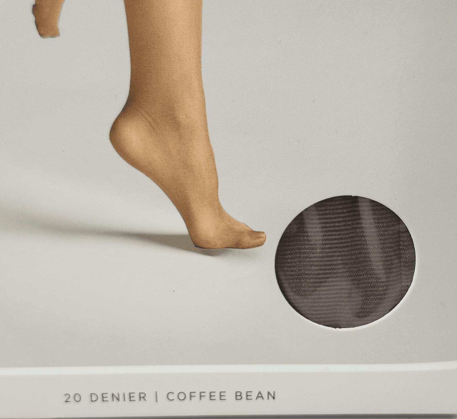 Silk Impressions Pantyhose 2 Pack M Coffee Bean 20 Denier Shimmer Sheer - Thumbnail 2