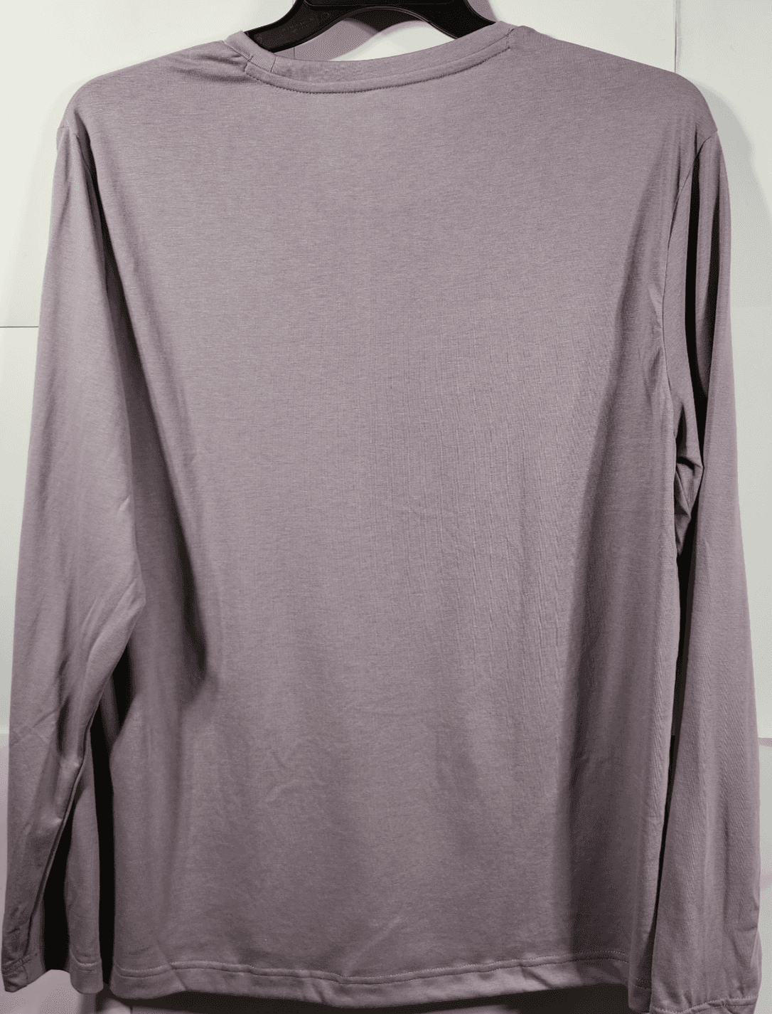Men's T-Shirt Size Large Purple Long Sleeve Athletic Works Moisture Wicking - Thumbnail 6