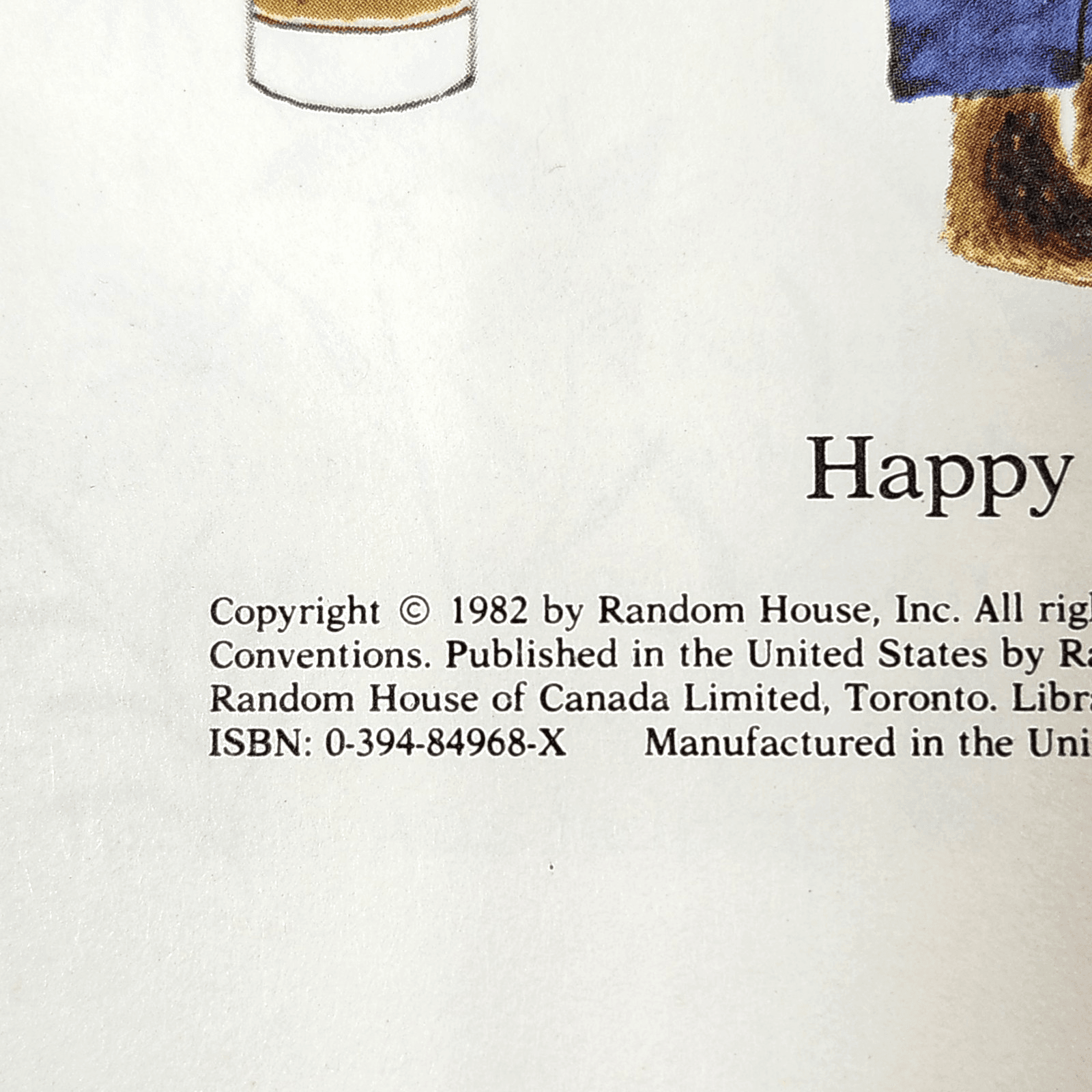 Little Bunny Learns Colors Kids Book Happy House 1982 - Thumbnail 3