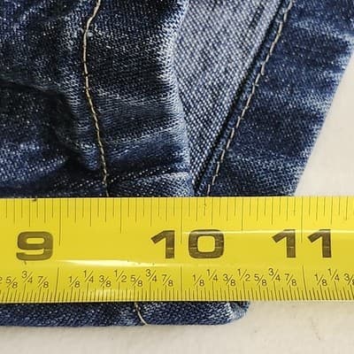 Wrangler Men's 46 Jean Shorts Carpenter Blue Denim - Thumbnail 3