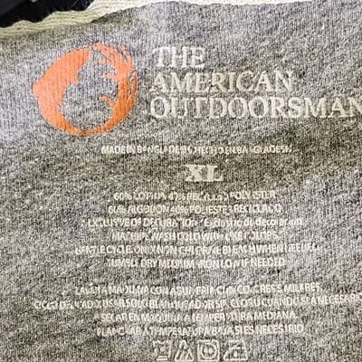 The American Outdoorsman Men's XL Shirt Blue Long Sleeve Thermal Stretch - Thumbnail 7