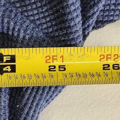 The American Outdoorsman Men's XL Shirt Blue Long Sleeve Thermal Stretch - Thumbnail 2
