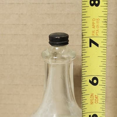 Antique 1885 Bottle, A. C. Hynd Co. Tonic Bottle With Lid 6 Oz Buffalo N Y - Thumbnail 5