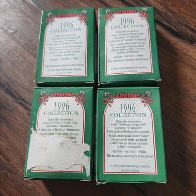 Vintage Keystone Traditions Christmas Ornaments Holiday Tree Decor 1996 - Thumbnail 2