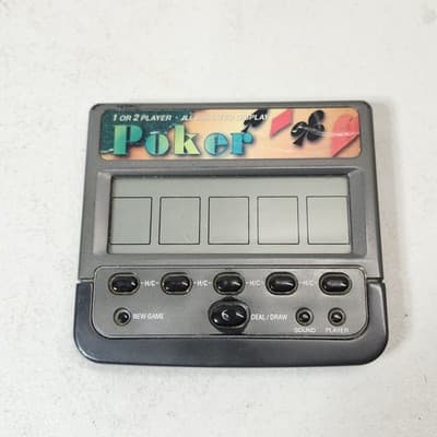 Radio Shack 5 Card Draw Poker 1-2 Player Game 60-2670 Vintage Electronic Tested - Thumbnail 7