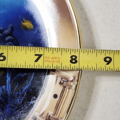 Royal Doulton Neptune's Porthole Decorative Collector Plate Fish Theme Decor - Thumbnail 3