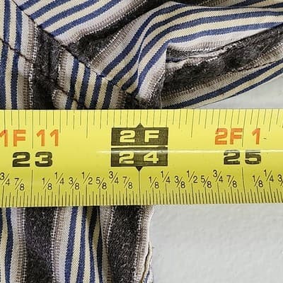 Tommy Bahama Striped 100% Silk Button Down Long Sleeve Men's Shirt Size XL - Thumbnail 2