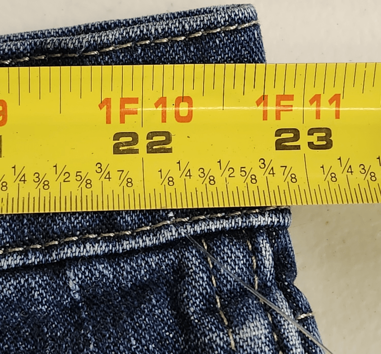 Wrangler Men's 46 Jean Shorts Carpenter Blue Denim - Thumbnail 2