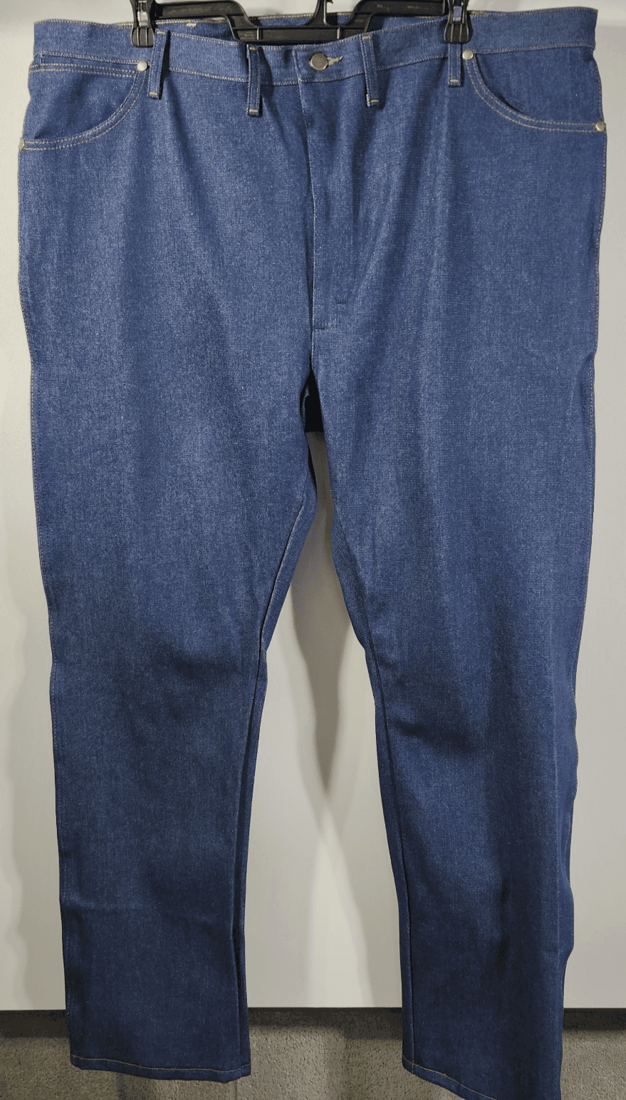 Wrangler Jeans Men's 46x32 Comfort Cowboy Cut Regular Fit Blue Denim NEW - Thumbnail 5