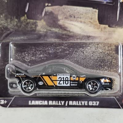 Hot Wheels Lancia Rally 037 Rally Racers Black Car 1/64 Toy Vehicle NEW - Thumbnail 2