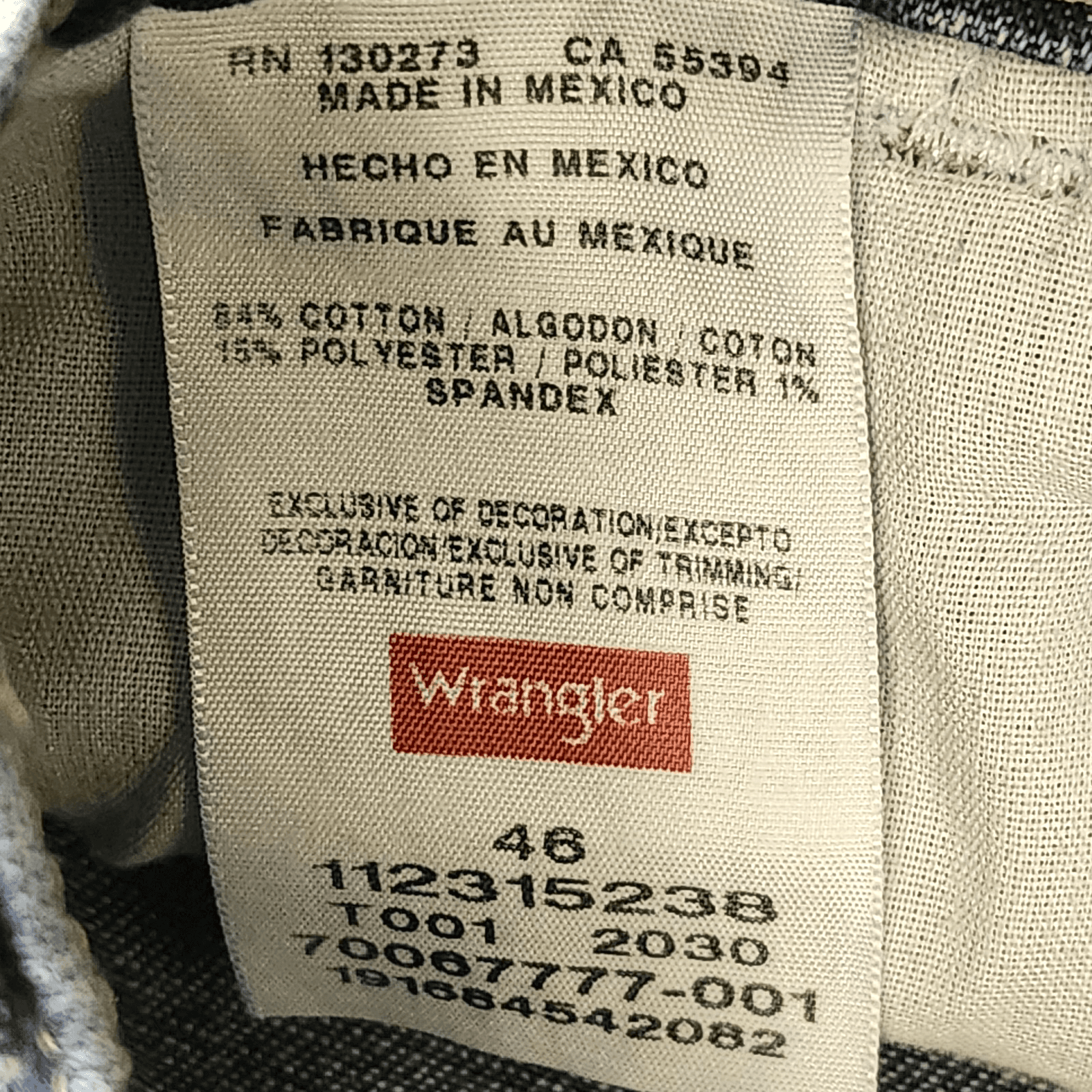 Wrangler Men's 46 Jean Shorts Carpenter Blue Denim - Thumbnail 7
