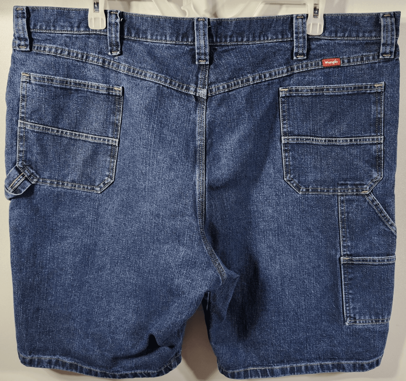Wrangler Men's 46 Jean Shorts Carpenter Blue Denim - Thumbnail 6