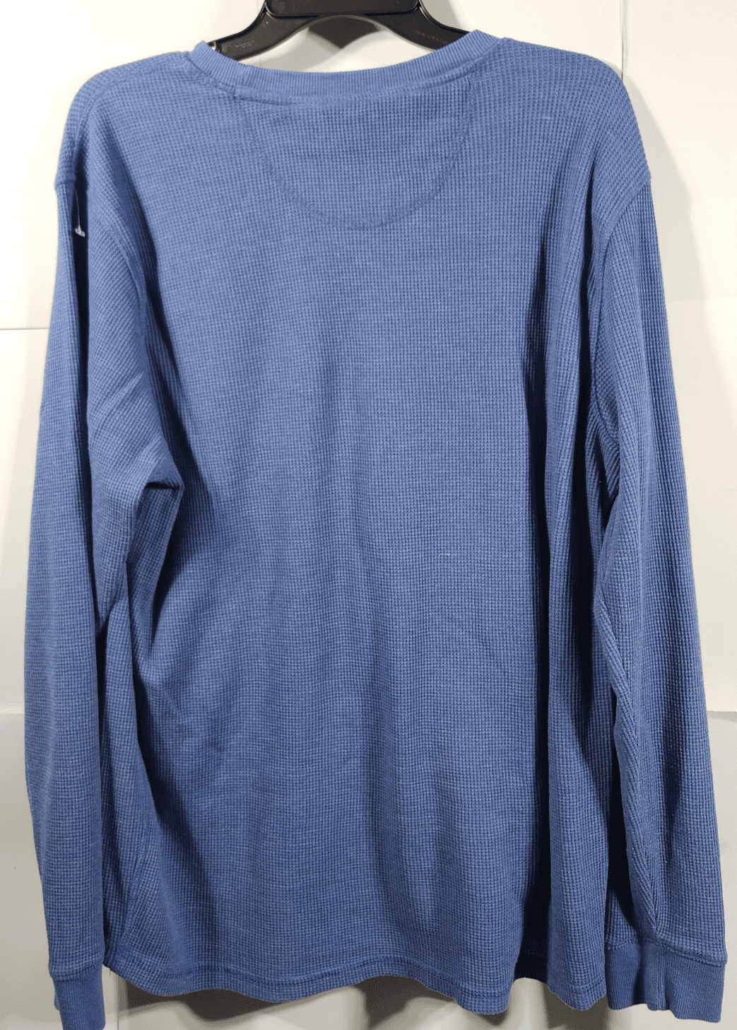 The American Outdoorsman Men's XL Shirt Blue Long Sleeve Thermal Stretch - Thumbnail 4