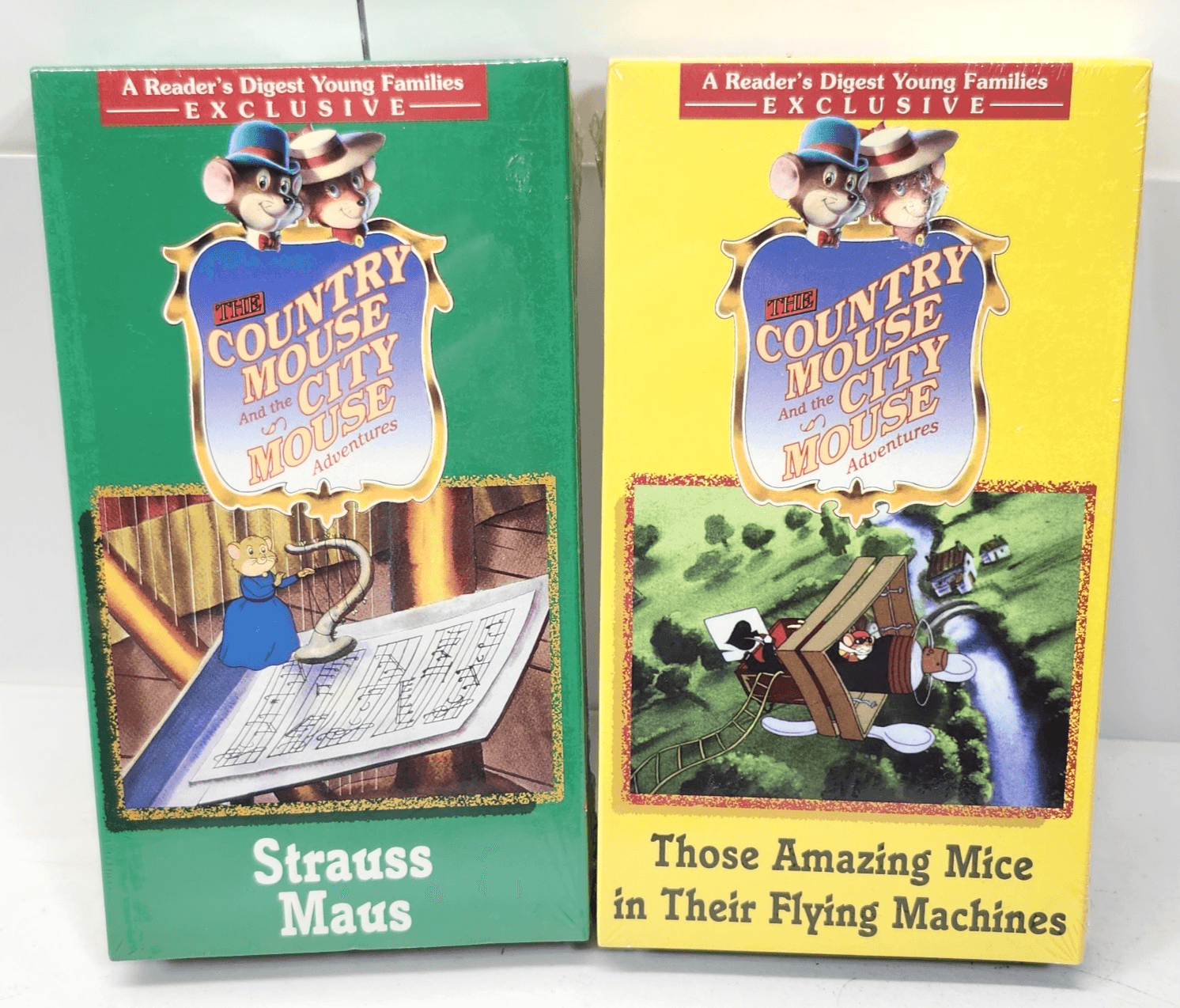 Country Mouse & City Mouse Adventures VHS Video Tape Strauss Maus Amazing Mice - Thumbnail 3