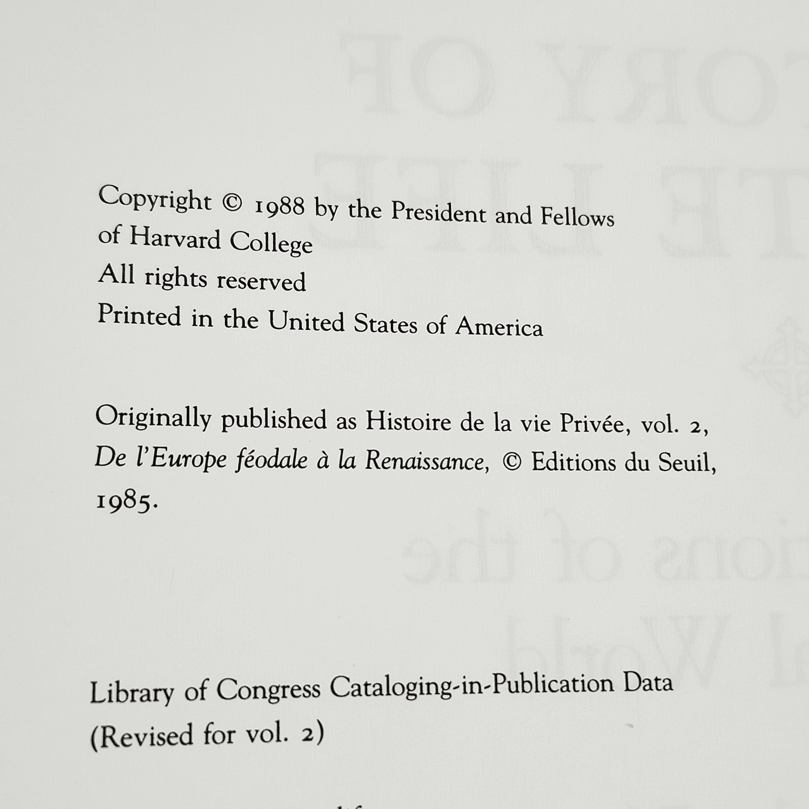 A History of Private Life Revelations of the Medieval World Georges Duby - Thumbnail 2
