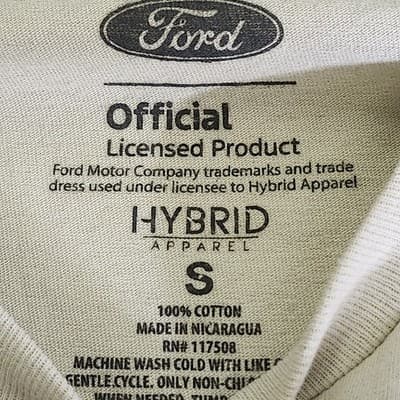 Ford Bronco Graphic Men's S T-Shirt Crew Neck Short Sleeve Beige NEW - Thumbnail 8