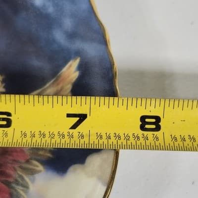 Angel Of Sunshine Plate By Sandra Kuck Reco 1994 Bradford Exchange 7.5" - Thumbnail 6