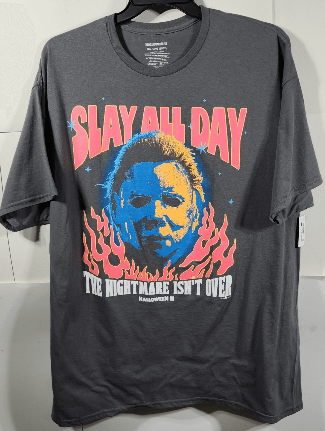 Halloween II Shirt Mens 2XL Michael Myers Horror Movie The Nightmare Has Begun T - Thumbnail 5