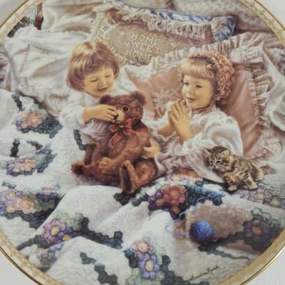 Morning Prayers Sandra Kuck 8" Plate Sugar And Spice Home Bradford Exchange - Thumbnail 6