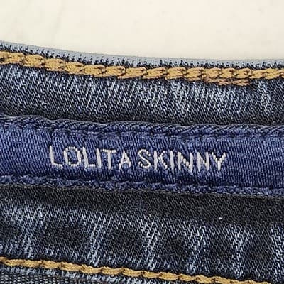 Lucky Brand Women's Lolita Skinny Jeans Size 00/24 Blue Denim Pants - Thumbnail 8