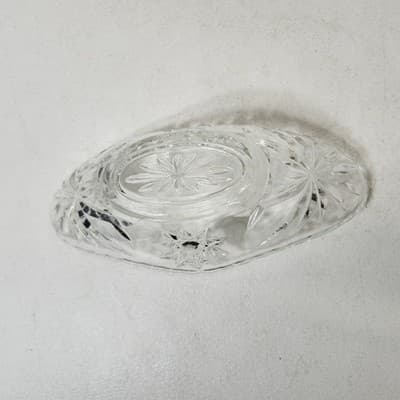 Vintage Anchor Hocking Star of David Banana Split Boat Gondola Bowl Dish 9.25" - Thumbnail 8