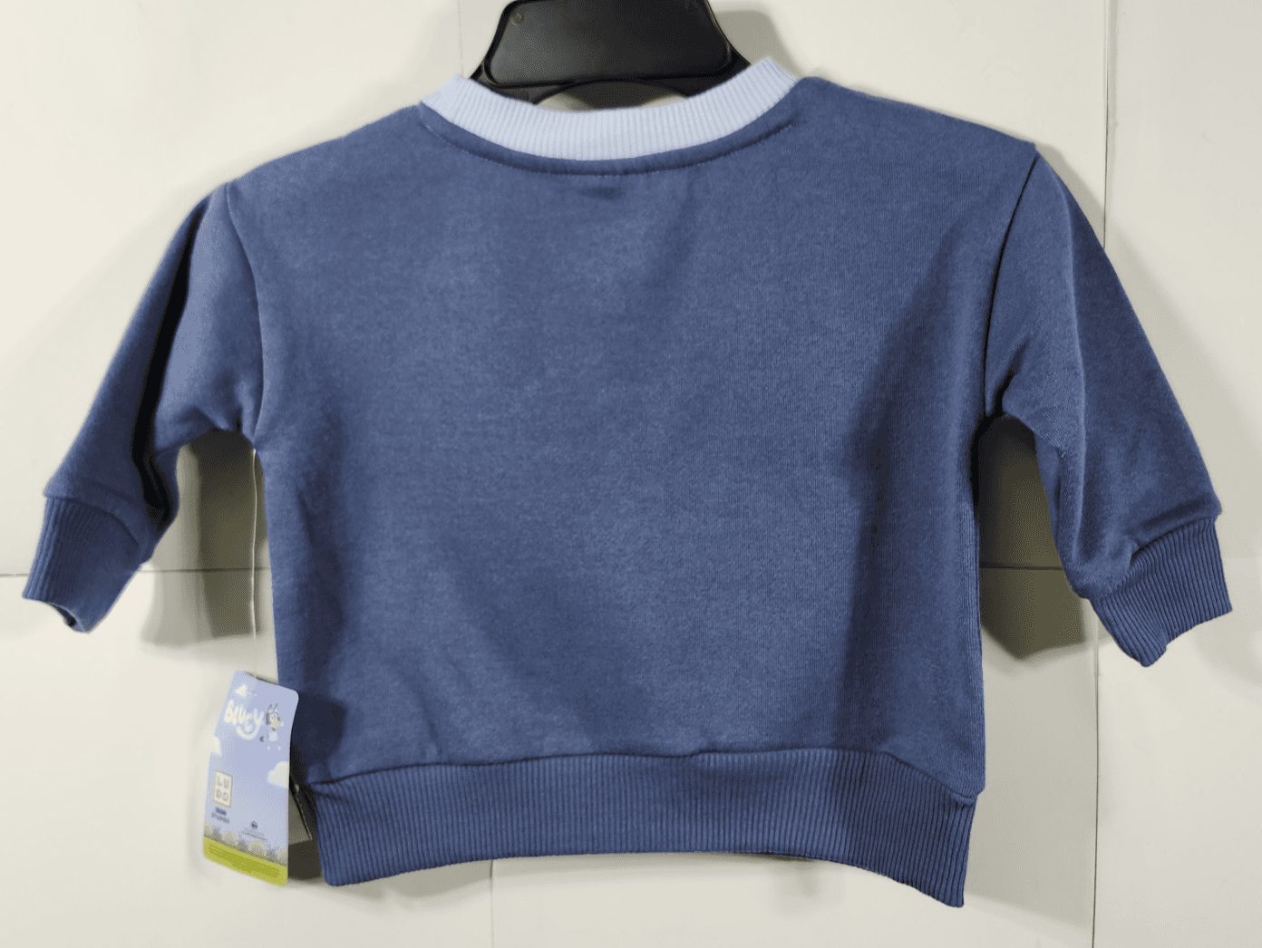 Bluey Best Day Ever Sweatshirt Size 12M Blue NEW - Thumbnail 4
