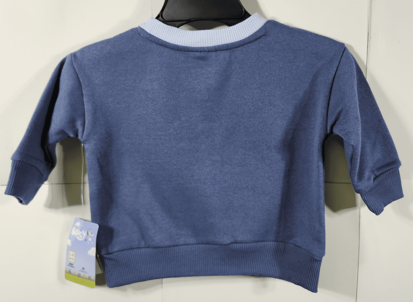 Bluey Best Day Ever Sweatshirt Size 12M Blue NEW - Thumbnail 2