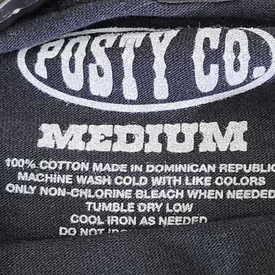 Posty Co. Men's M Post Malone Graphic T-Shirt Short Sleeve Black Cotton Knit - Thumbnail 9