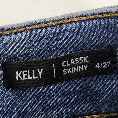 Tahari Kelly Classic Skinny Jeans Women's 4 Mid Rise Blue Stretch Denim - Thumbnail 8