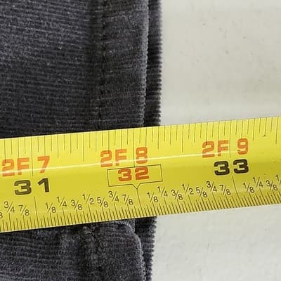 Coldwater Creek Women's 14 Natural Fit Bootcut Corduroy Pants Gray Stretch - Thumbnail 3