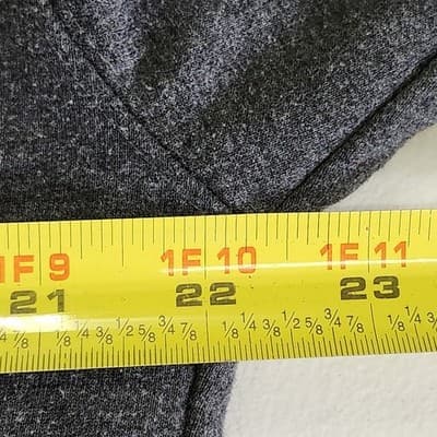 Surf Style Daytona Beach Hoodie Men's M Gray Full Zip Hooded Sweatshirt - Thumbnail 2