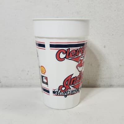 Vintage Cleveland Indians Drink Cup MLB Baseball 1994 - Thumbnail 2