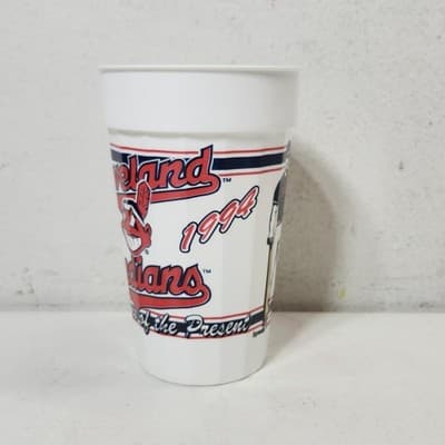 Vintage Cleveland Indians Drink Cup MLB Baseball 1994 - Thumbnail 6