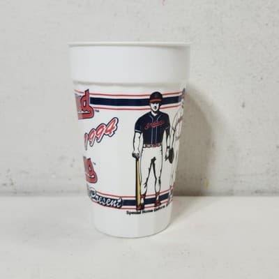 Vintage Cleveland Indians Drink Cup MLB Baseball 1994 - Thumbnail 5
