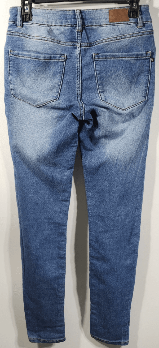 Tahari Kelly Classic Skinny Jeans Women's 4 Mid Rise Blue Stretch Denim - Thumbnail 4