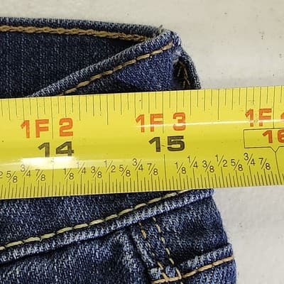 Old Navy Women's 6 Jeans The Flirt Blue Bootcut Denim Low Rise - Thumbnail 2