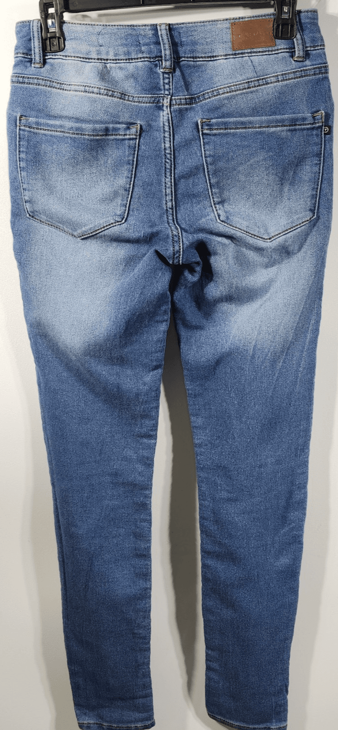 Tahari Kelly Classic Skinny Jeans Women's 4 Mid Rise Blue Stretch Denim - Thumbnail 6