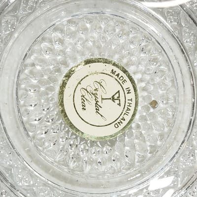 Crystal Clear Pressed Glass 4.5" Trinket Candy Dessert Bowl Home Decor - Thumbnail 6
