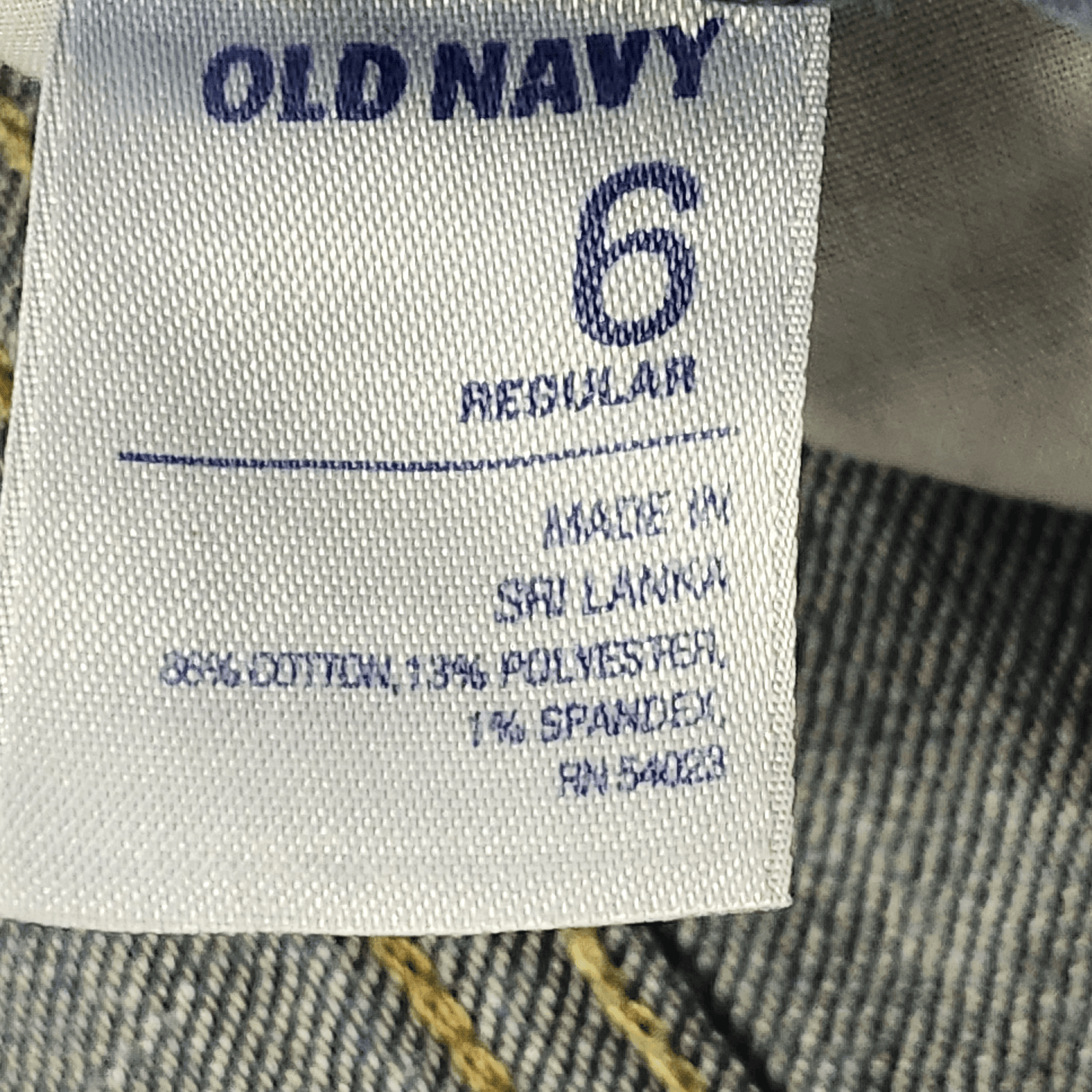 Old Navy Women's 6 Jeans The Flirt Blue Bootcut Denim Low Rise - Thumbnail 8