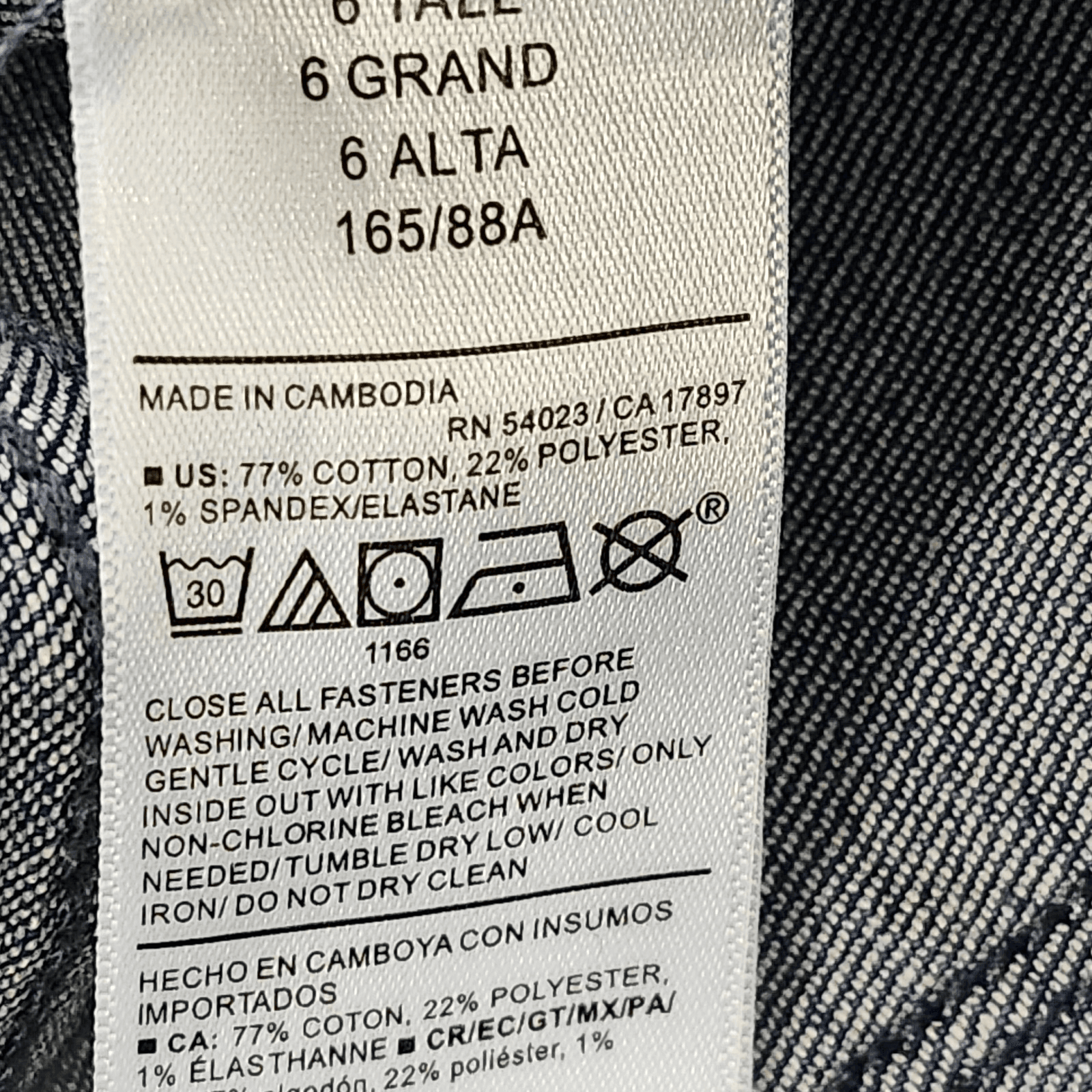 Old Navy Wow Flare Jeans Women's 6 Tall Blue Denim High Rise Stretch - Thumbnail 10