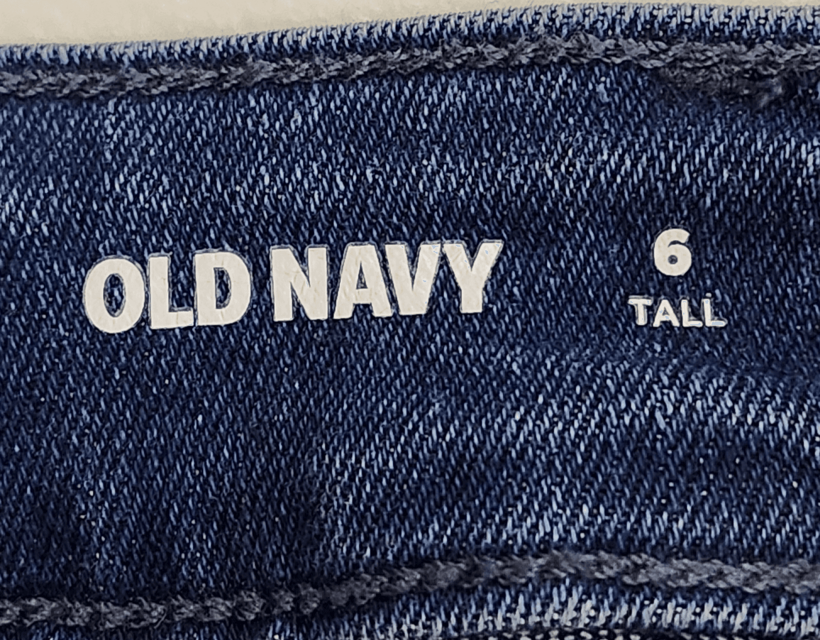 Old Navy Wow Flare Jeans Women's 6 Tall Blue Denim High Rise Stretch - Thumbnail 8