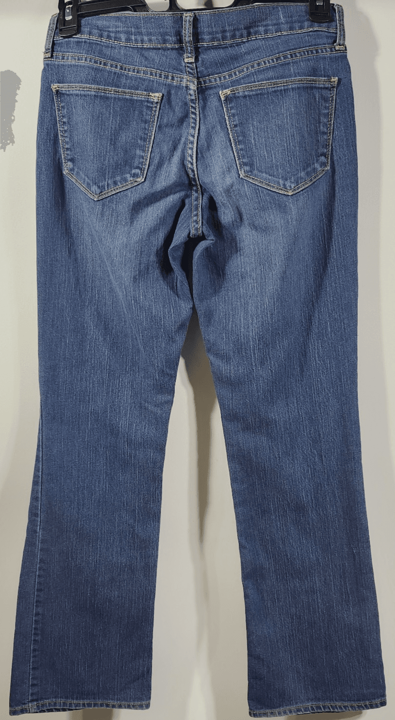 Old Navy Women's 6 Jeans The Flirt Blue Bootcut Denim Low Rise - Thumbnail 4